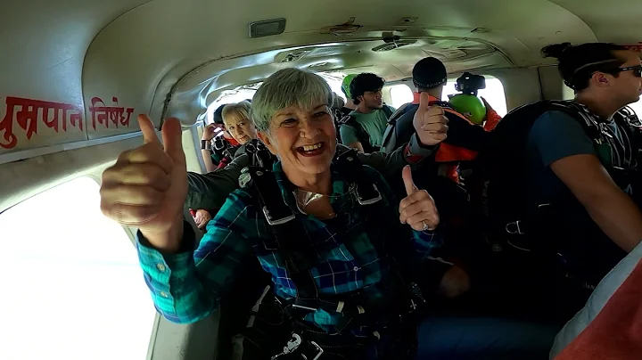 Susan Haugen - Tandem Skydive at Skydive Indianapo...