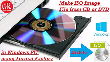 Make ISO Image File from CD or DVD in Windows PC using Format Factory