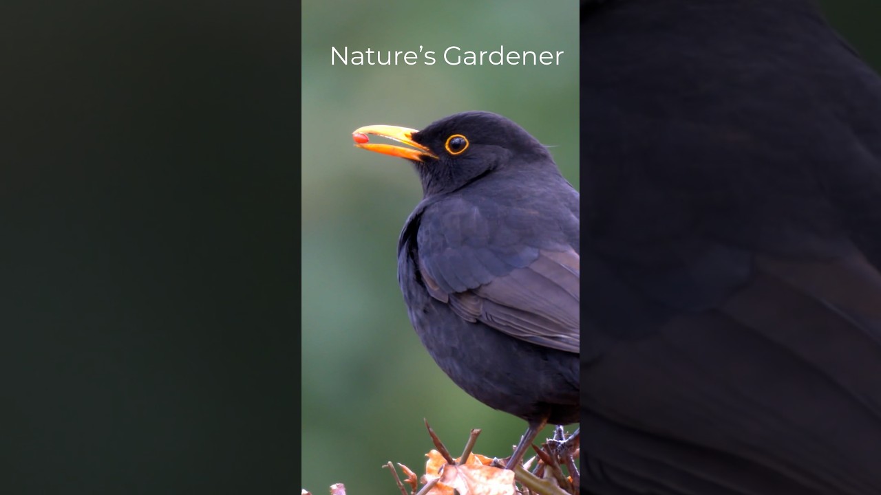 Why Blackbirds Spit Seeds While Singing