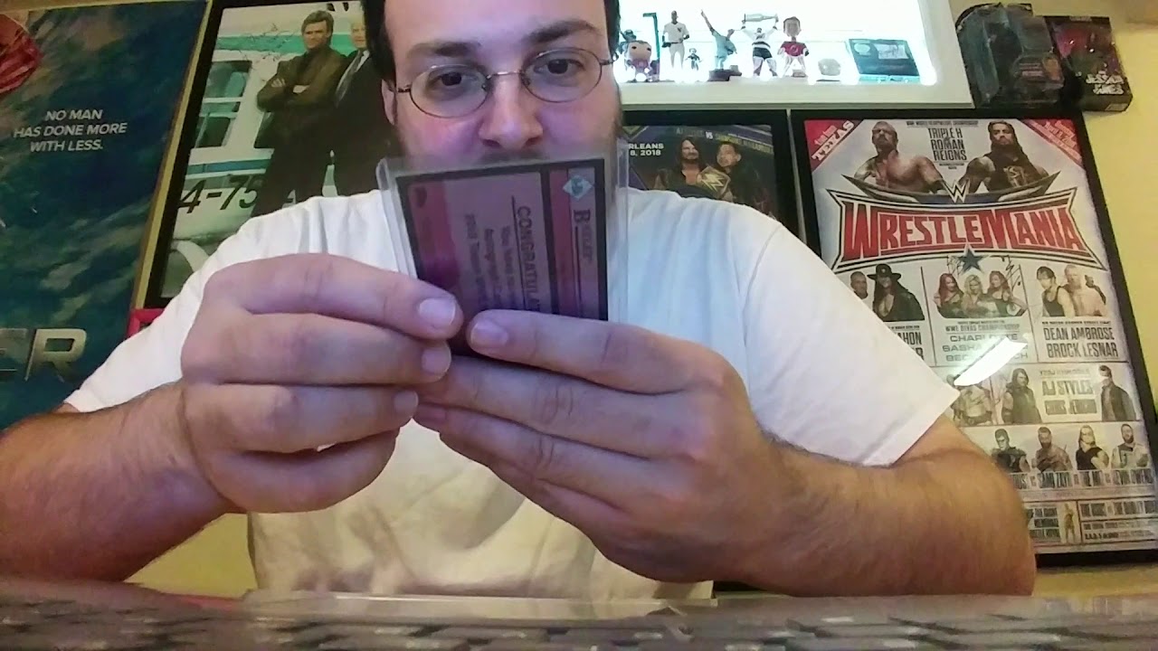 eBay pickups and Topps WWE Undisputed 2018 checklist thoughts