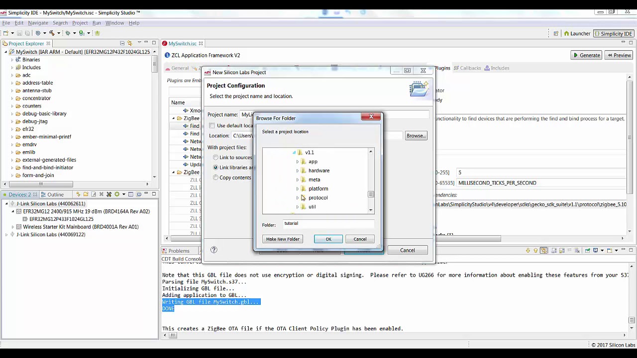Silicon Labs Zigbee 3.0 DIY Light/Switch Tutorial: Part 5: Clone the Switch Project for the Light