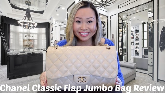 CHANEL JUMBO CLASSIC FLAP  CAVIAR BLACK GHW 