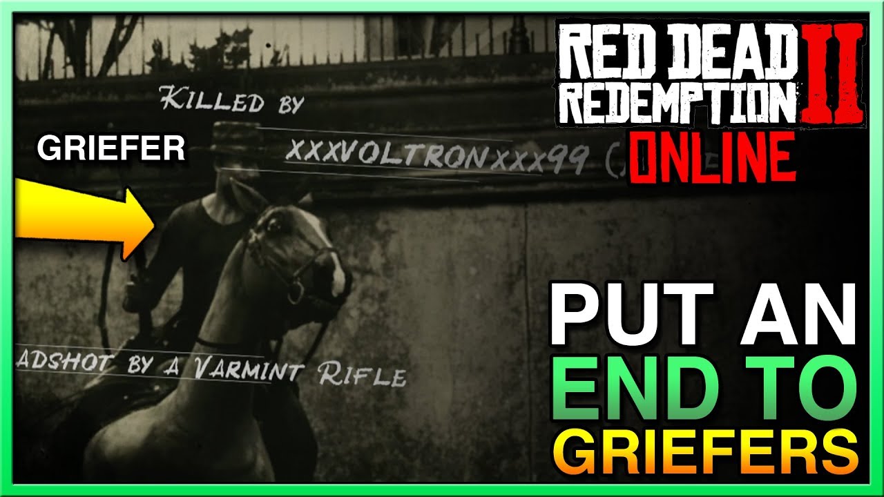 HOW TO MAKE GRIEFERS RAGE QUIT in Red Dead Redemption 2 Online! STOP