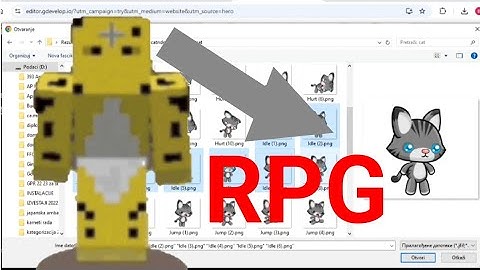 GDevelop:  Make an awesome RPG with no coding!