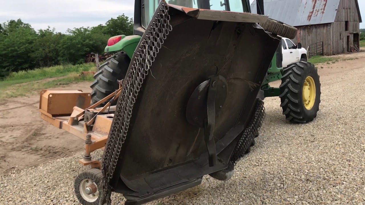 Woods S105 Folding Ditch Mower/Shredder YouTube