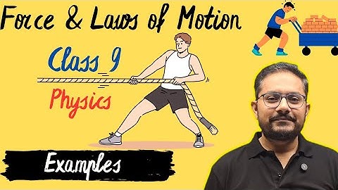 "Class 9 Physics | Force & Laws of Motion | Examples with Simple Explanation"