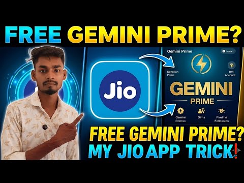 Google Gimini My Jio Se Kaise Prime Le Free Main? Gemini Free Upgrade Kaise Kare? Step-by-Step Hindi