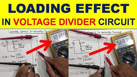 [403] Loading Effect in Voltage Divider Circuit Explained / How to Calculate Voltage Divider Circuit