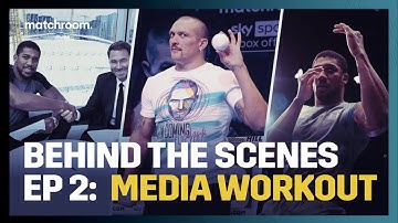 Fight Week, Day 2: Joshua vs Usyk - Media Workout & Contract Signing (Behind The Scenes)