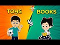 Toys VS Books | Friendship Day | Animated Stories | English Cartoon | Stories | Moral Stories