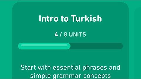 Let’s learn Turkish with Duolingo