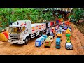 Wow !!! Mobil Truk Rc Tronton Panjang Bongkar Mobil Mobilan Bis Double Dekker, Tank, Truk Sampah