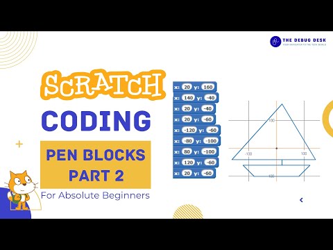 Scratch Pen Blocks Explained - Part 2 | Draw Shapes & Patterns in Scratch | Learn Scratch