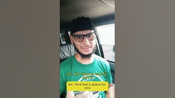 I want to show you the social network of the future. The #hive #blockchain is made for you.