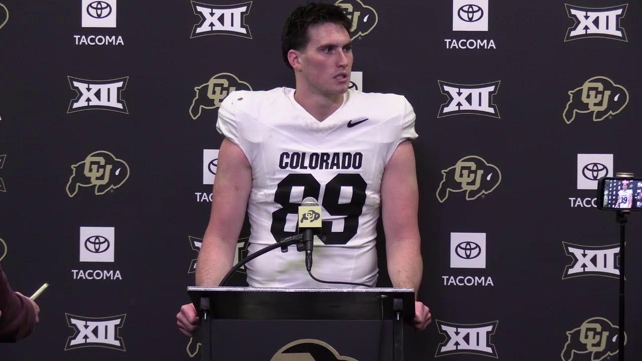 Colorado Football Spring Practice Media Availability - YouTube