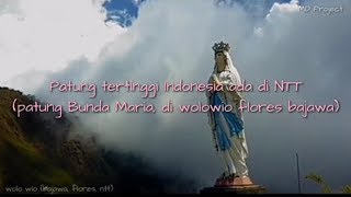 Patung tertinggi di indonesia, Patung Bunda Maria wolowio bajawa flores (lagu Ina Maria)