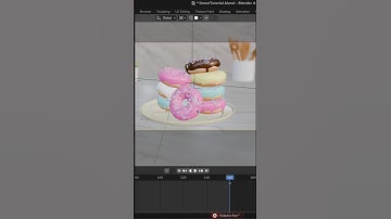 Finally finished the famous donuts tutorial! 🍩 #donuts #blender #blender3d #practicemakesperfect