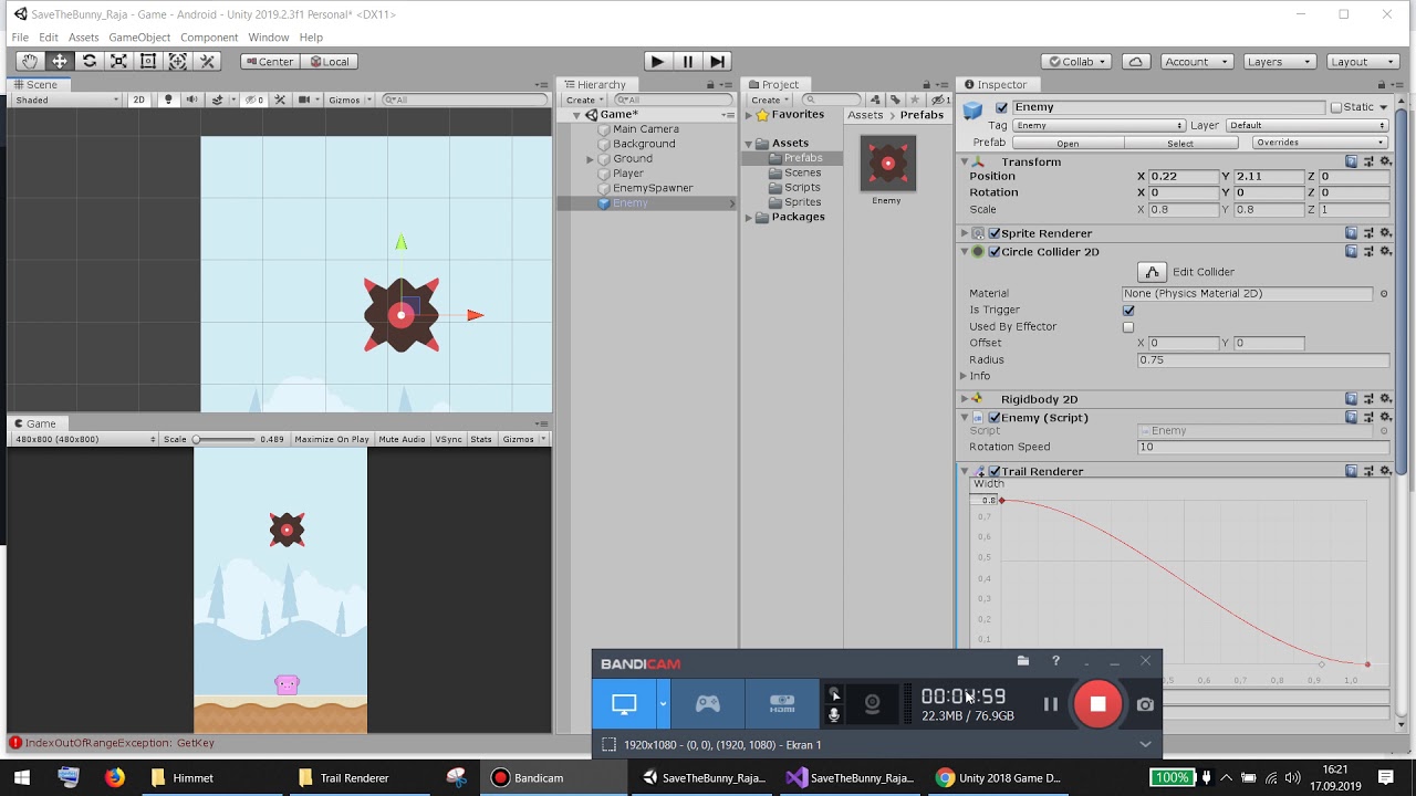 Trail Renderer Efekt Yapma - YouTube