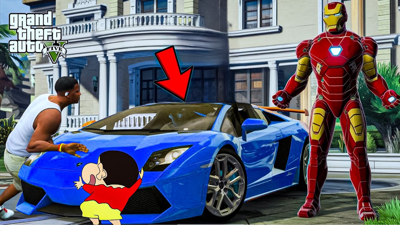 I Stole Iron Man’s SECRET Supercar in GTA 5!