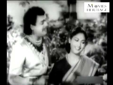 Thanga Nilavil   Thirumanam 1958 song with Guna Sundari 1956 video Tamil
