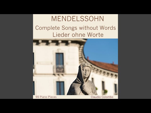 Mendelssohn - Romance sans paroles "Brise de Mai" (n°25 op.62 n°1) : Rudolf Serkin, piano