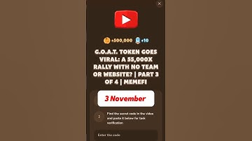 G.O.A.T. TOKEN GOES VIRAL: A 55,000X RALLY WITH NO TEAM OR WEBSITE? | PART 3 OF 4 | MEMEFI #memefi