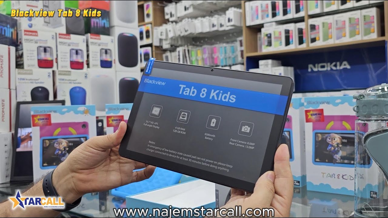 Blackview Tab 8 Kids Up to 7GB RAM 128GB Storage 6580mAh Battery