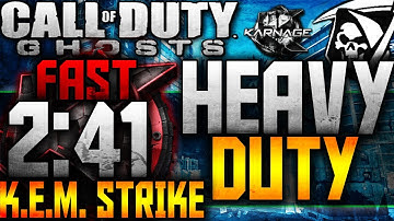 COD: Ghosts - FAST 2:41 KEM STRIKE IN "HEAVY DUTY" - NEW GAME MODE GAMEPLAY!