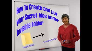 How to create and put secret files under invisible folder? by kshedang [Nepali]
