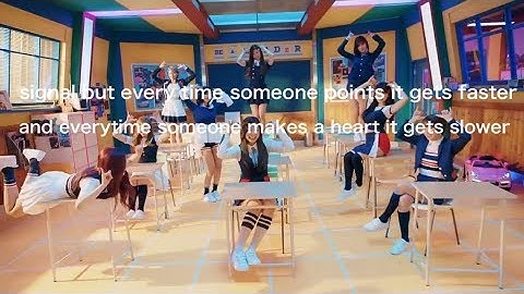 signal but everytime someone points it gets faster and everytime someone makes a heart it gets slow