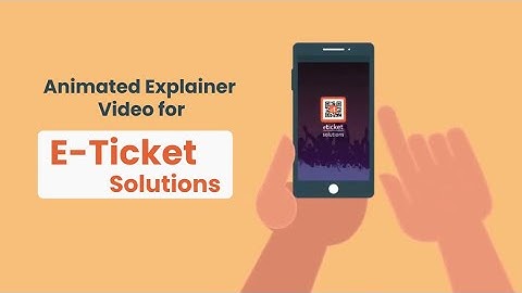 Animated Explainer Video: E-Ticket Solutions | Mobile App Explainer Video by MotionGility
