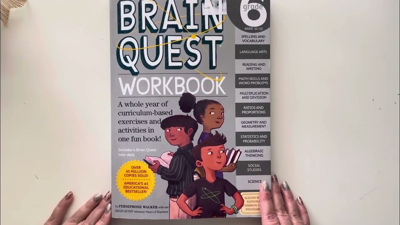 Brain Quest Workbook Grade 6 🧠 - YouTube