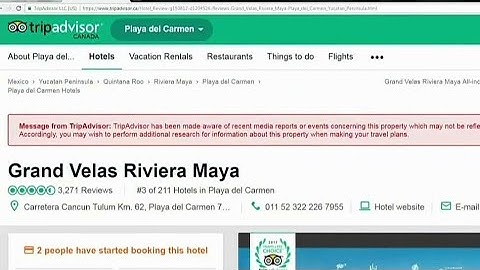 TripAdvisor now warning about problem hotels