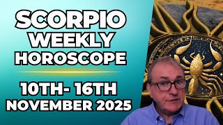Famous Scorpio Weekly Horoscope ♏  Nov 10 – 16, 2025 | Patrick Arundell Astrology Wealth