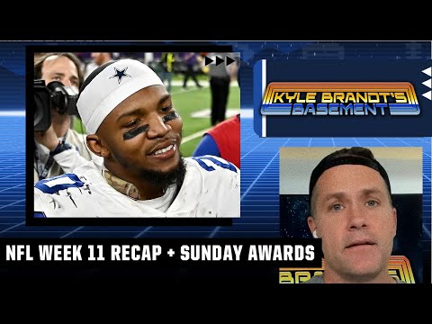 Nfl week 11 recap: pollard & parsons are cooking! + sunday awards | kyle brandt’s basement