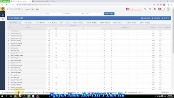 Hướng dẫn tải sổ điểm cá nhân dạng file excel về máy tính để chuyển sang CSDL ngành
