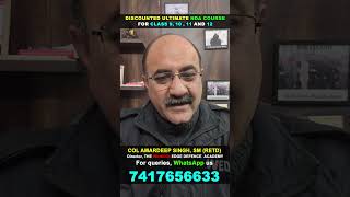 Discounted Ultimate NDA Course for Class 9, 10 , 11 and 12 | NDA Exam Strategy