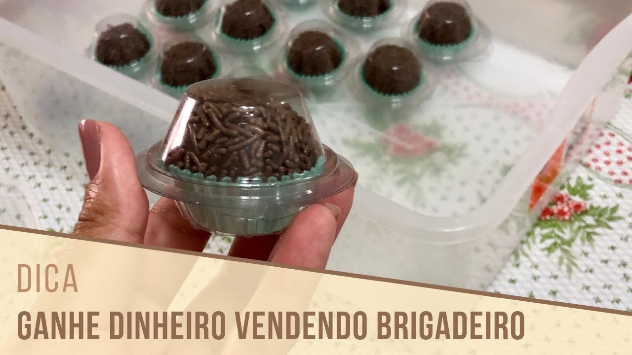Faturei 100 reais vendendo brigadeiro em apenas 2 horas