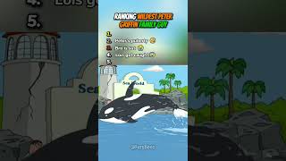 Ranking Wildest Peter Griffin Family Guy