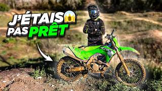 TEST DE LA KX 250 😂🚀 Ma première fois en motocross