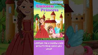 Unicorn and Princess Coloring & Activity Book For Kids Ages 3 to 7