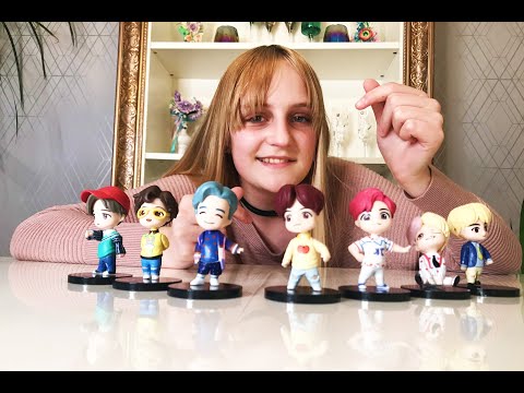 РАСПАКОВКА ФИГУРОК БТС BTS K-Pop Jimin Suga RM J-Hopе V Jin Jungkook Распаковываю посылку