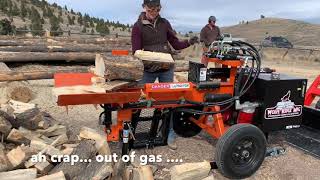 More splitting with the Wolf Ridge MFG 22C with autocycle