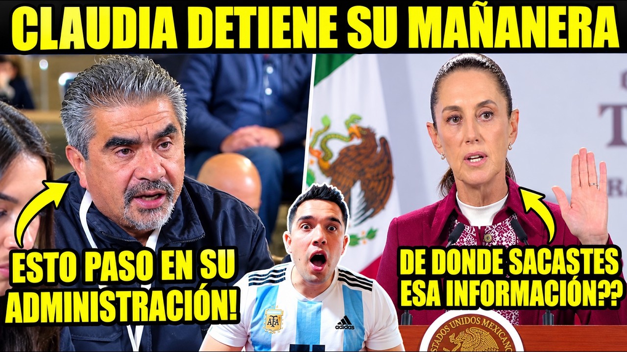 CLAUDIA PARA EN SECO A REPORTERO POR DECIR MENTIRAS! "DE DONDE SACASTES ESA INFORMACION" 😡