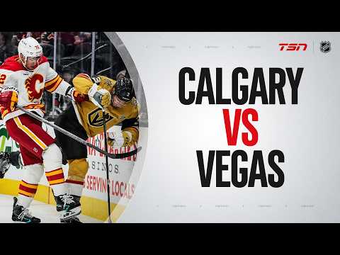 Calgary Flames vs. Vegas Golden Knights | NHL Highlights