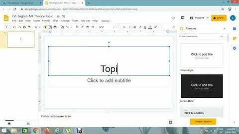 Adding self recorded video to google slides