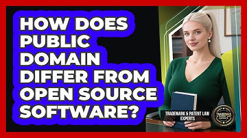 How Does Public Domain Differ From Open Source Software?