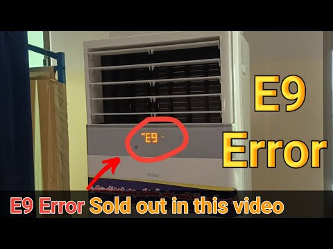 E9 Error | How to Solve E9 Error | Haier 4 tan Ac Error E9 Solve Karna Ka Tareka