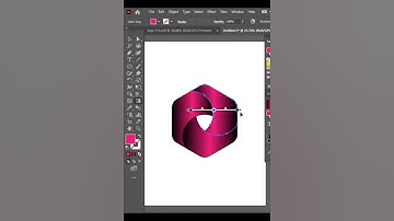 Gradient Logo In Illustrator #logo #illustrator #shorts