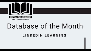 Database Showcase: LinkedIn Learning